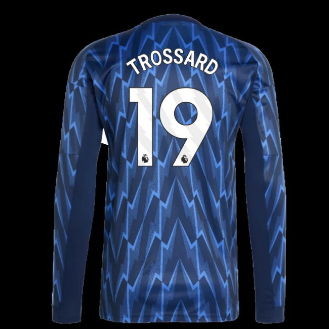 2025-2026 Arsenal Long Sleeve Away Shirt (Trossard 19)