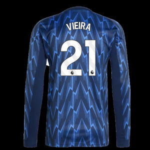 2025-2026 Arsenal Long Sleeve Away Shirt (Vieira 21)