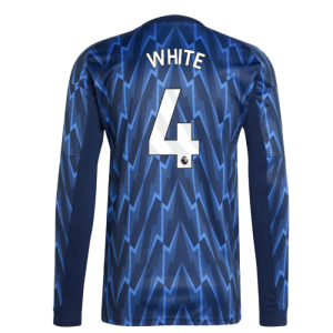 2025-2026 Arsenal Long Sleeve Away Shirt (White 4)