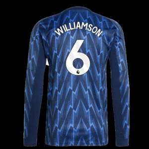 2025-2026 Arsenal Long Sleeve Away Shirt (Williamson 6)