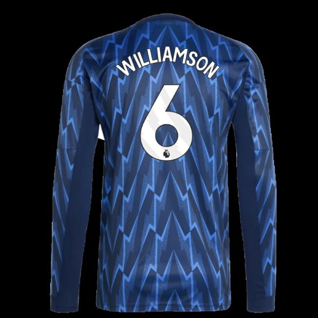 2025-2026 Arsenal Long Sleeve Away Shirt (Williamson 6)