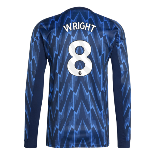 2025-2026 Arsenal Long Sleeve Away Shirt (Wright 8)