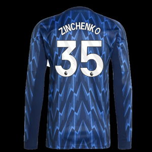 2025-2026 Arsenal Long Sleeve Away Shirt (Zinchenko 35)