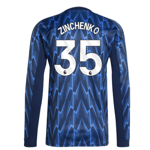 2025-2026 Arsenal Long Sleeve Away Shirt (Zinchenko 35)