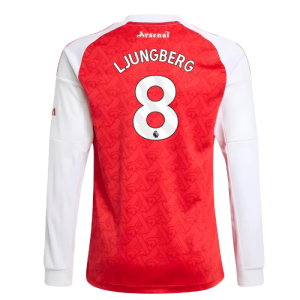 2025-2026 Arsenal Long Sleeve Home Shirt (Kids) (Ljungberg 8)
