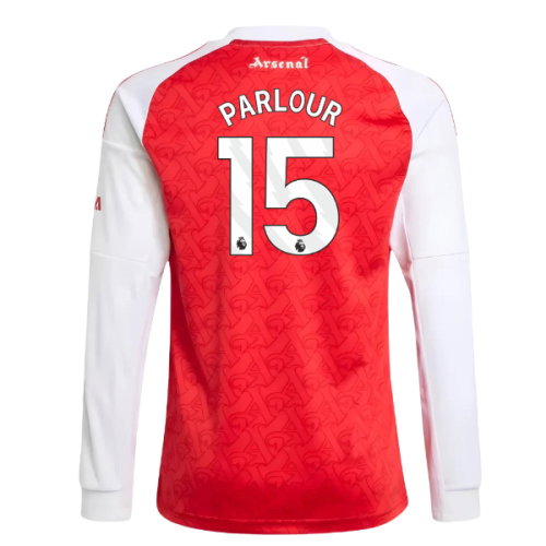 2025-2026 Arsenal Long Sleeve Home Shirt (Kids) (Parlour 15)