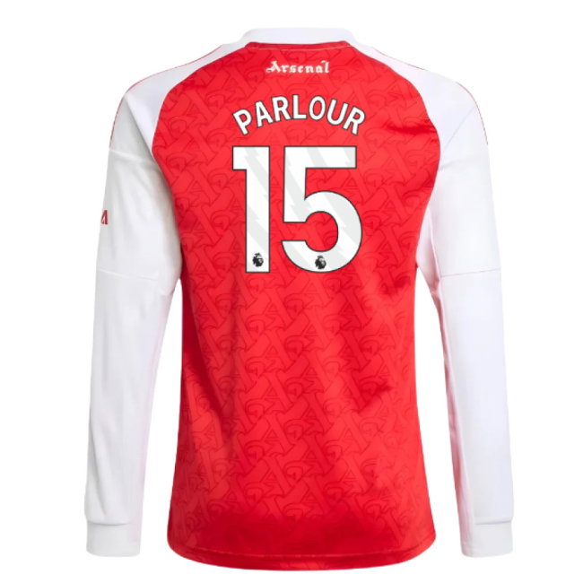 2025-2026 Arsenal Long Sleeve Home Shirt (Kids) (Parlour 15)