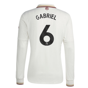 2025-2026 Arsenal Long Sleeve Third Shirt (Gabriel 6)