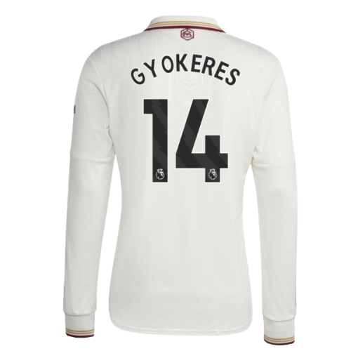2025-2026 Arsenal Long Sleeve Third Shirt (Gyokeres 14)
