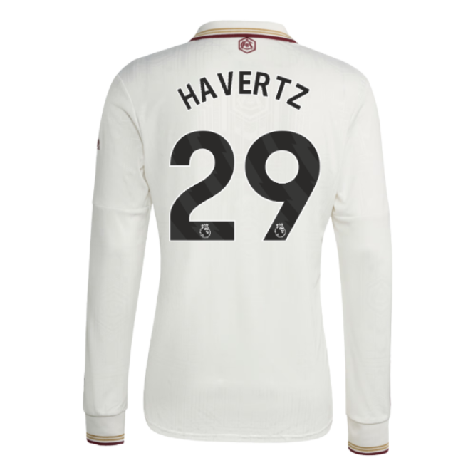 2025-2026 Arsenal Long Sleeve Third Shirt (Havertz 29)
