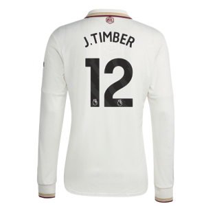 2025-2026 Arsenal Long Sleeve Third Shirt (J.Timber 12)