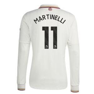 2025-2026 Arsenal Long Sleeve Third Shirt (Martinelli 11)