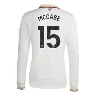 2025-2026 Arsenal Long Sleeve Third Shirt (McCabe 15)