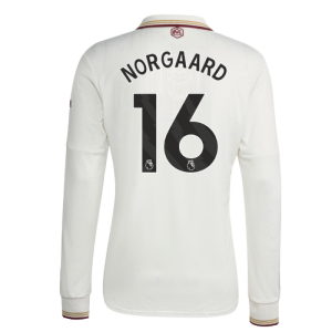 2025-2026 Arsenal Long Sleeve Third Shirt (Norgaard 16)