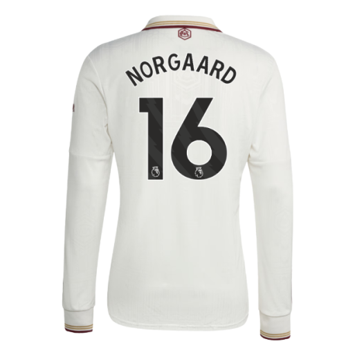 2025-2026 Arsenal Long Sleeve Third Shirt (Norgaard 16)