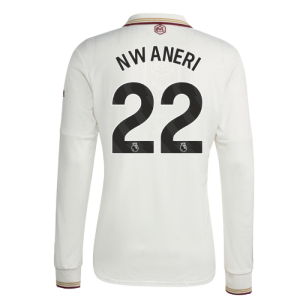 2025-2026 Arsenal Long Sleeve Third Shirt (Nwaneri 22)