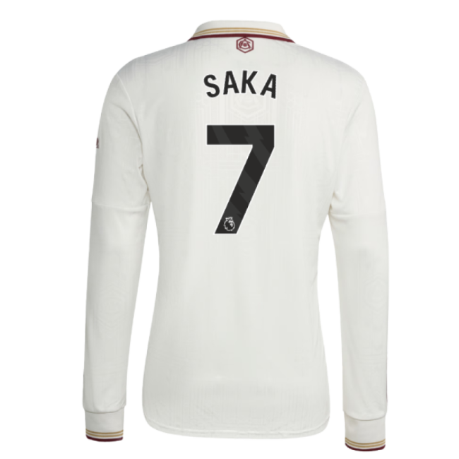 2025-2026 Arsenal Long Sleeve Third Shirt (Saka 7)