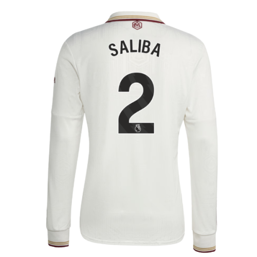 2025-2026 Arsenal Long Sleeve Third Shirt (Saliba 2)