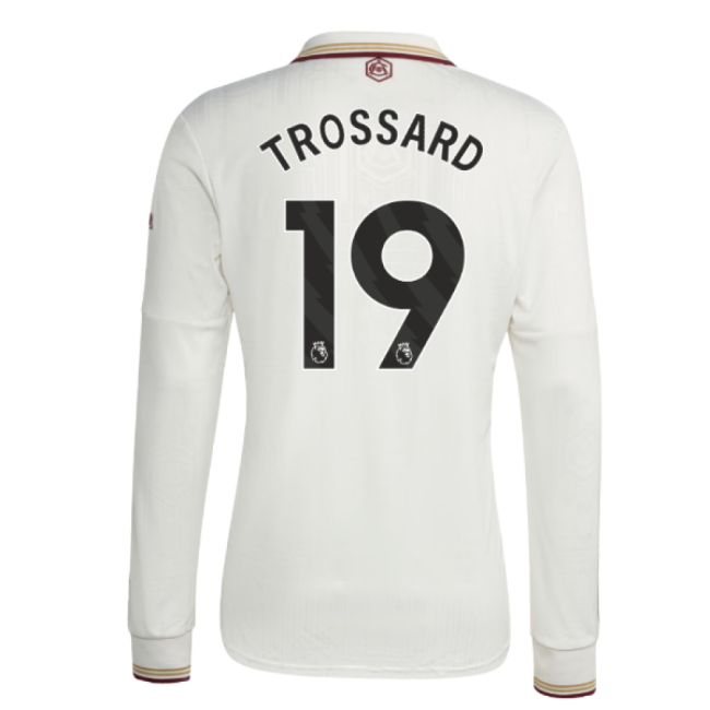 2025-2026 Arsenal Long Sleeve Third Shirt (Trossard 19)