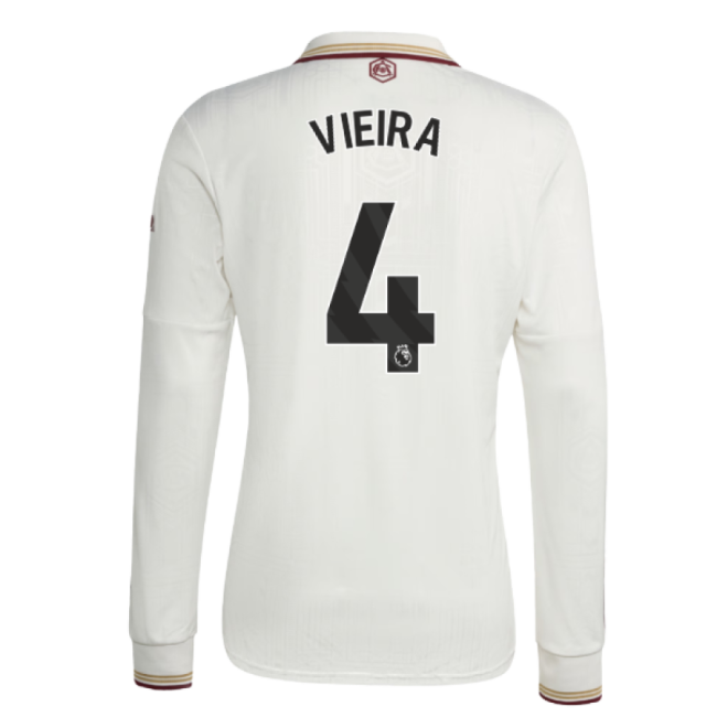 2025-2026 Arsenal Long Sleeve Third Shirt (Vieira 4)