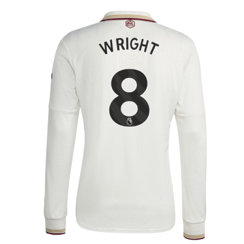 2025-2026 Arsenal Long Sleeve Third Shirt (Wright 8)