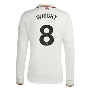 2025-2026 Arsenal Long Sleeve Third Shirt (Wright 8)