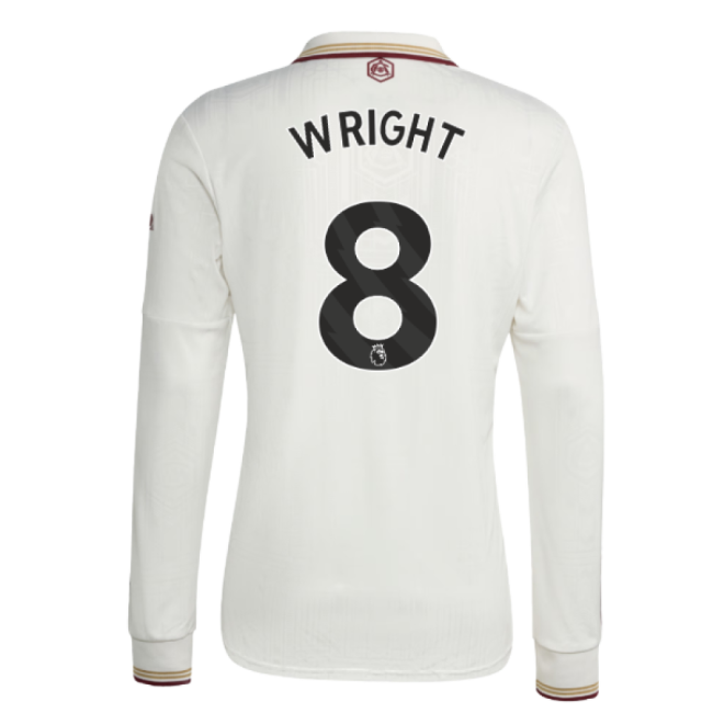 2025-2026 Arsenal Long Sleeve Third Shirt (Wright 8)