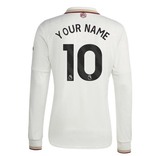 2025-2026 Arsenal Long Sleeve Third Shirt (Your Name)
