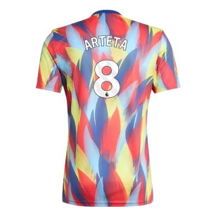 2025-2026 Arsenal Pre-Match Shirt (Victory Blue) (Arteta 8)