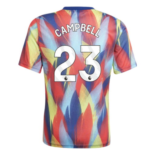 2025-2026 Arsenal Pre-Match Shirt (Victory Blue) - Kids (Campbell 23)