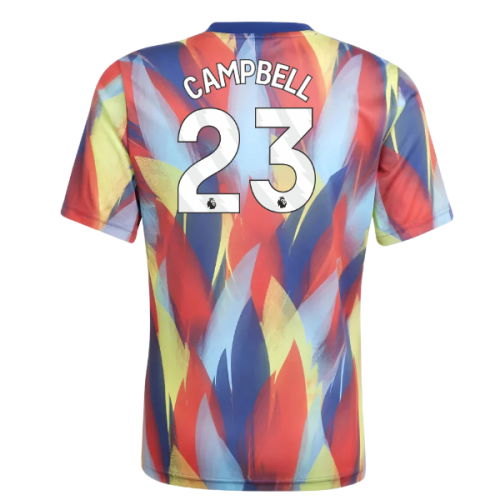 2025-2026 Arsenal Pre-Match Shirt (Victory Blue) - Kids (Campbell 23)