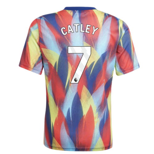 2025-2026 Arsenal Pre-Match Shirt (Victory Blue) - Kids (Catley 7)