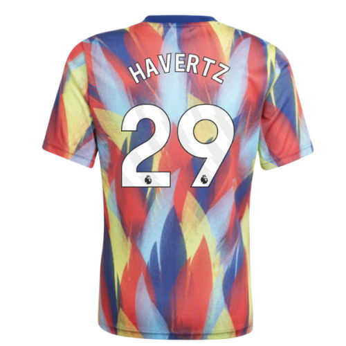 2025-2026 Arsenal Pre-Match Shirt (Victory Blue) - Kids (Havertz 29)