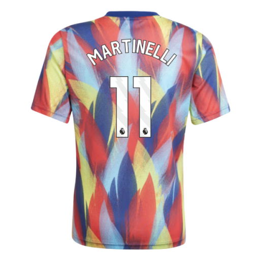 2025-2026 Arsenal Pre-Match Shirt (Victory Blue) - Kids (Martinelli 11)