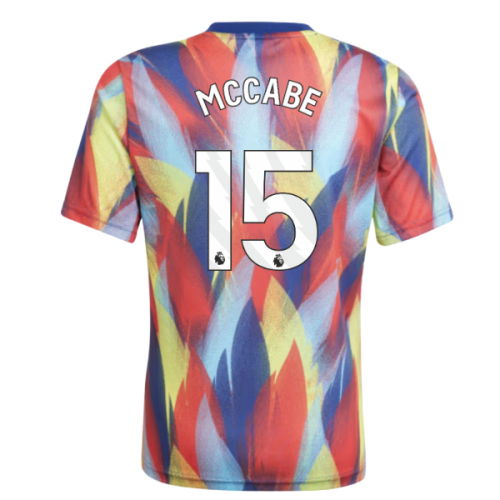 2025-2026 Arsenal Pre-Match Shirt (Victory Blue) - Kids (McCabe 15)