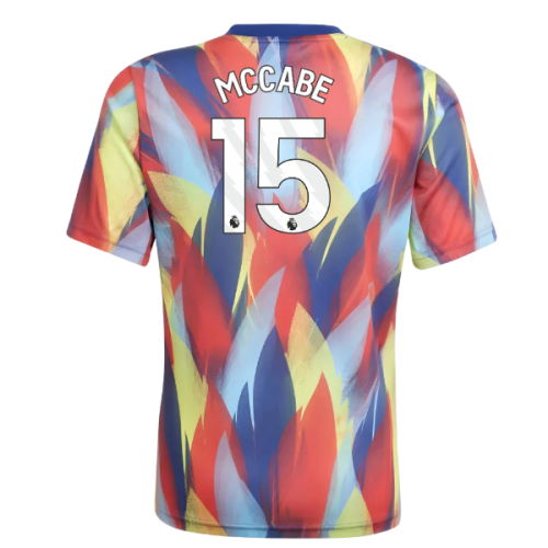 2025-2026 Arsenal Pre-Match Shirt (Victory Blue) - Kids (McCabe 15)