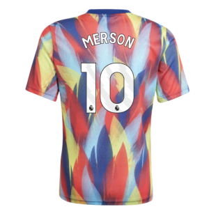 2025-2026 Arsenal Pre-Match Shirt (Victory Blue) - Kids (Merson 10)