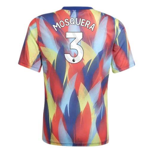 2025-2026 Arsenal Pre-Match Shirt (Victory Blue) - Kids (Mosquera 3)