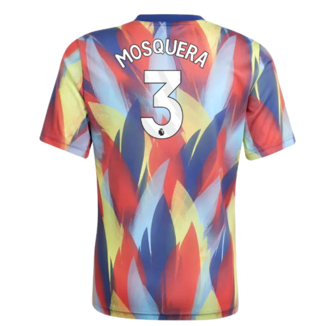 2025-2026 Arsenal Pre-Match Shirt (Victory Blue) - Kids (Mosquera 3)