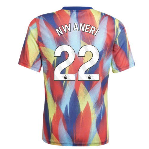 2025-2026 Arsenal Pre-Match Shirt (Victory Blue) - Kids (Nwaneri 22)