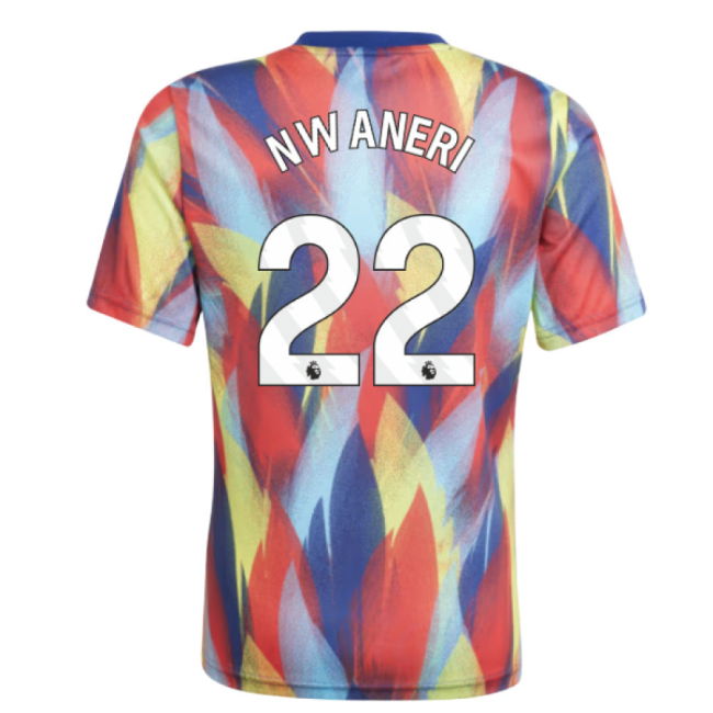 2025-2026 Arsenal Pre-Match Shirt (Victory Blue) - Kids (Nwaneri 22)