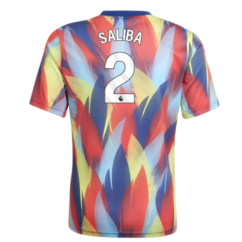 2025-2026 Arsenal Pre-Match Shirt (Victory Blue) - Kids (Saliba 2)