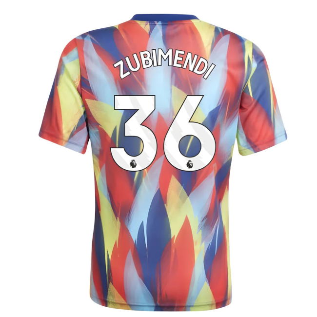 2025-2026 Arsenal Pre-Match Shirt (Victory Blue) - Kids (Zubimendi 36)