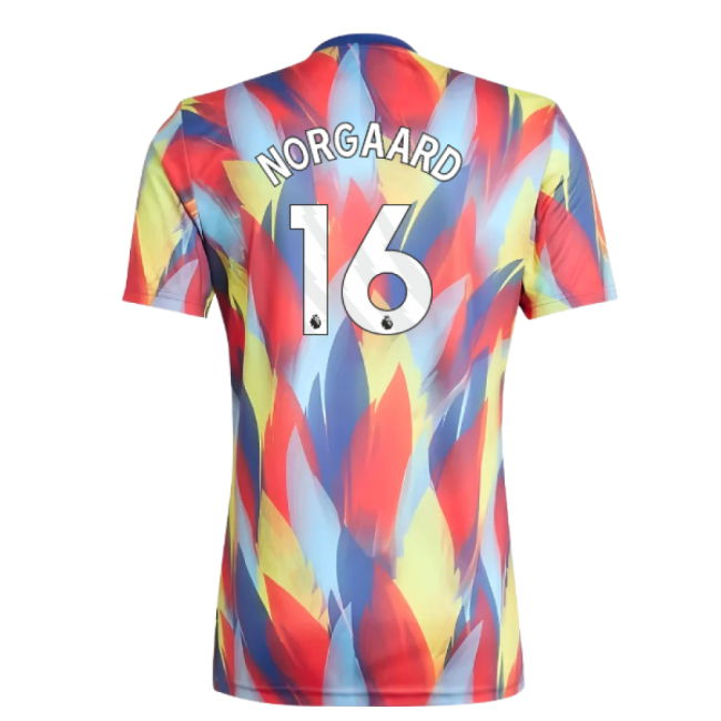 2025-2026 Arsenal Pre-Match Shirt (Victory Blue) (Norgaard 16)