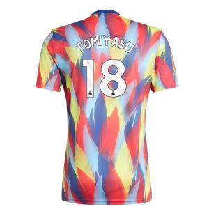 2025-2026 Arsenal Pre-Match Shirt (Victory Blue) (Tomiyasu 18)