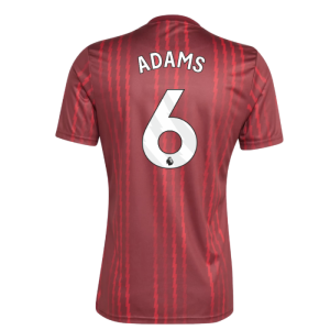 2025-2026 Arsenal Pre-Match Warm Up Shirt (Burgundy) (Adams 6)