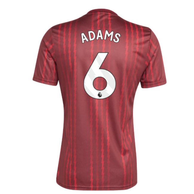 2025-2026 Arsenal Pre-Match Warm Up Shirt (Burgundy) (Adams 6)
