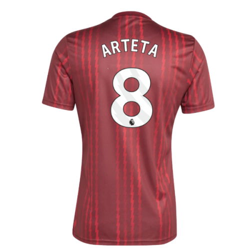 2025-2026 Arsenal Pre-Match Warm Up Shirt (Burgundy) (Arteta 8)