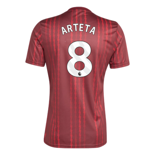 2025-2026 Arsenal Pre-Match Warm Up Shirt (Burgundy) (Arteta 8)
