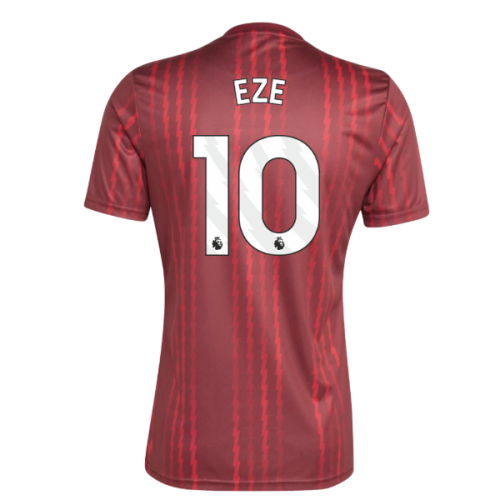 2025-2026 Arsenal Pre-Match Warm Up Shirt (Burgundy) (Eze 10)